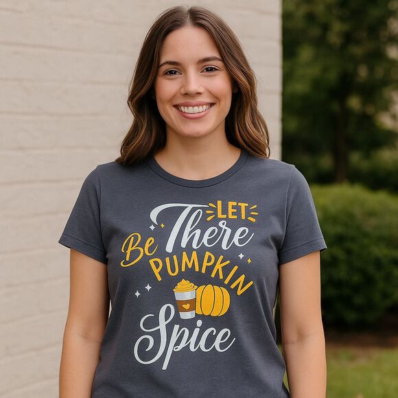 Adiva Tops - NEW Women's Size Small "Let There Be Pumpkin Spice" Adiva Thanksgiving Shirt